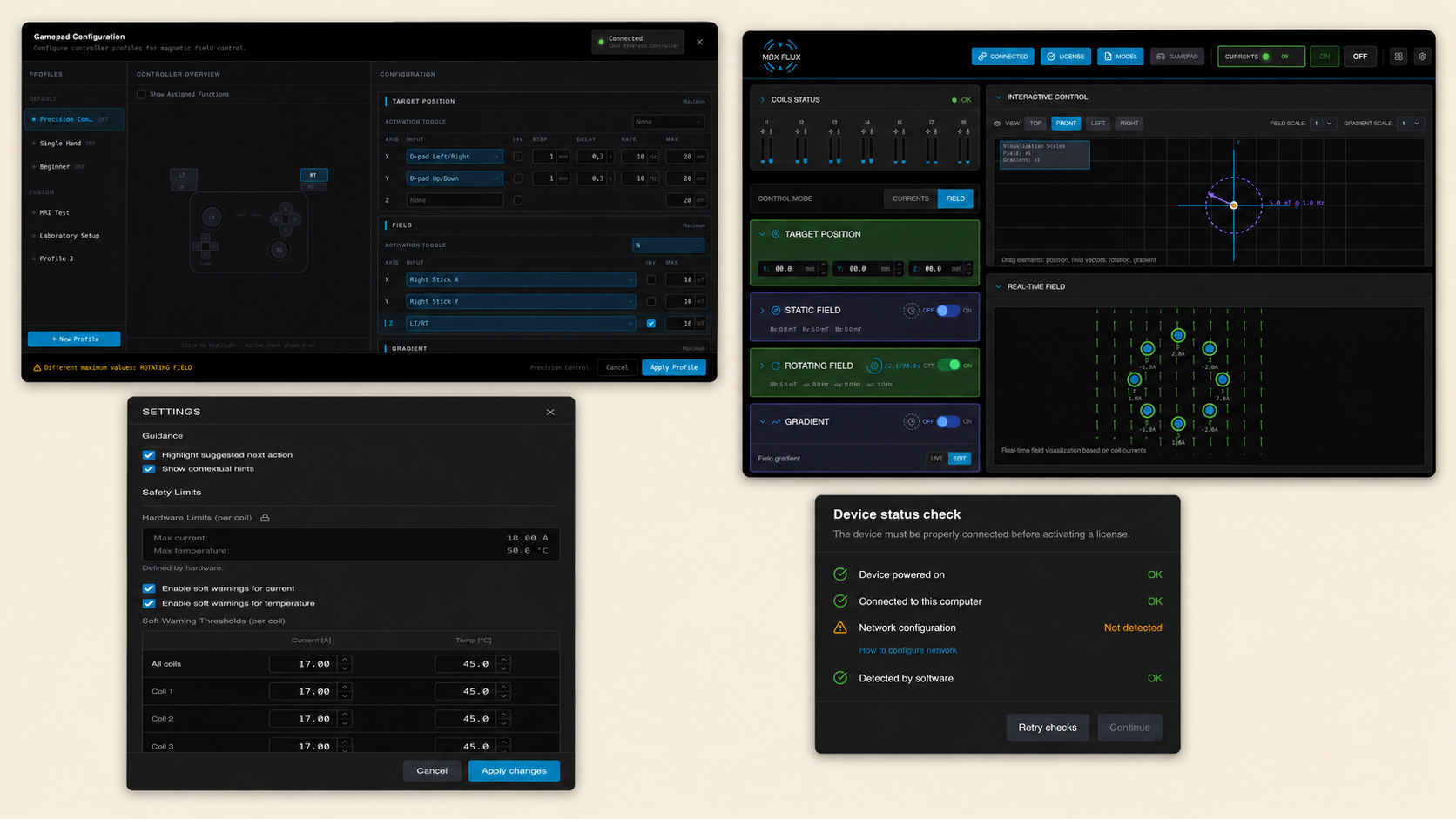Final MBX Flux product screen gallery